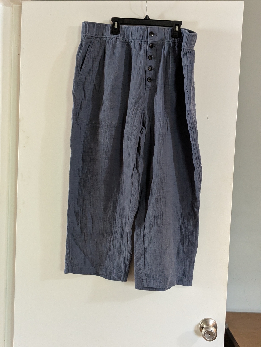Madewell Slate-Blue Relaxed Pants